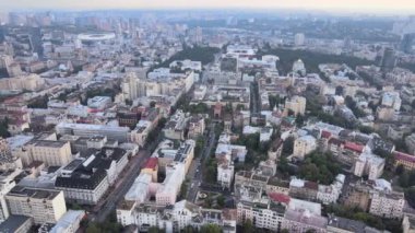 Kyiv, Ukrayna hava görüntüsü. Kiev