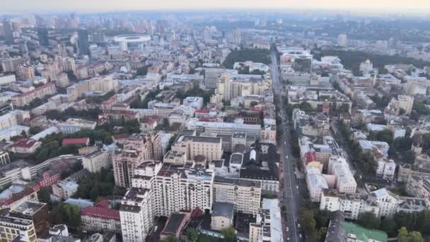 Kiev, Ucrania vista aérea de la ciudad. Kiev — Vídeos de Stock