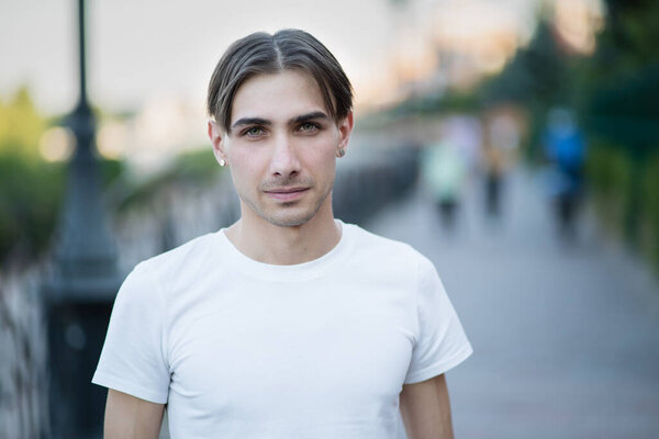 Portrait of a gay man - member of the LGBTQ community