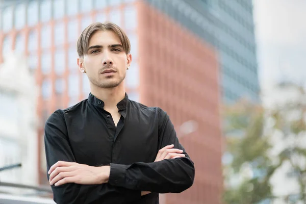 Portrait of a gay man - member of the LGBTQ community — Stock Photo, Image