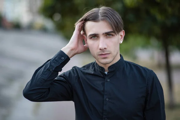 Portrait of a gay man - member of the LGBTQ community — Stock Photo, Image