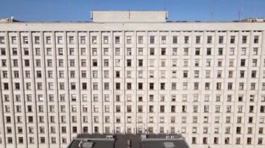 Ukrayna 'da seçimler: Kyiv' deki Ukrayna Merkez Seçim Komisyonu. Havadan