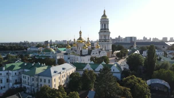 Kiew - Luftaufnahme der Hauptstadt der Ukraine. Kiew — Stockvideo