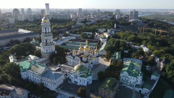 Kiev - vista aérea da capital da Ucrânia. Kiev — Vídeo de Stock