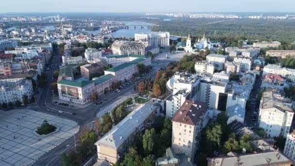 Kiev - vista aerea della capitale dell'Ucraina. Kiev — Video Stock