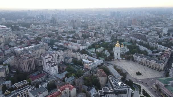 Kyiv - the capital of Ukraine. Aerial view. Kiev — Stock Video