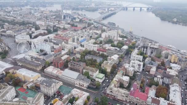 Kiev - la capitale de l'Ukraine. Vue aérienne. Kiev — Video