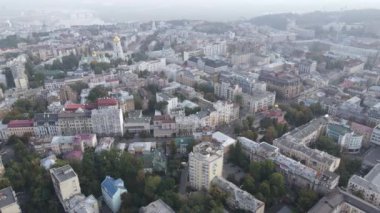 Kyiv - Ukrayna 'nın başkenti. Hava görüntüsü. Kiev