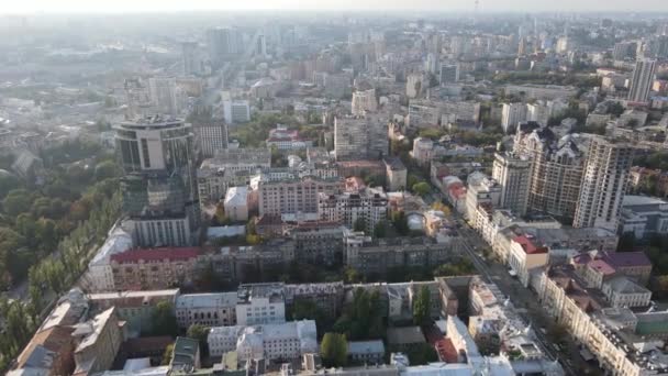 키예프 - 우크라이나의 수도. 공중에서 본 모습. 키예프 — 비디오