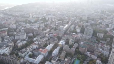 Kyiv - Ukrayna 'nın başkenti. Hava görüntüsü. Kiev