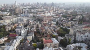 Kyiv - Ukrayna 'nın başkenti. Hava görüntüsü. Kiev