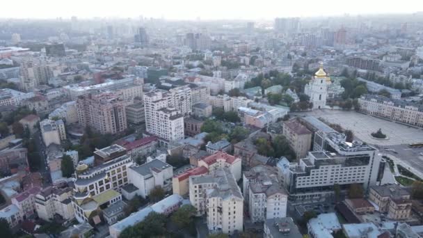 Kyiv - the capital of Ukraine. Aerial view. Kiev — Stock Video