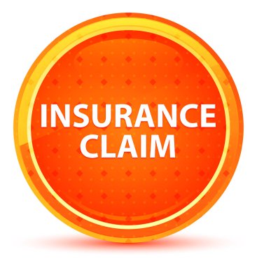 Sigorta talebi doğal turuncu yuvarlak düğme