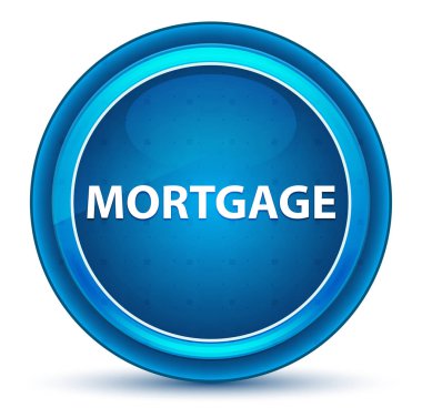 Mortgage Eyeball mavi yuvarlak düğme