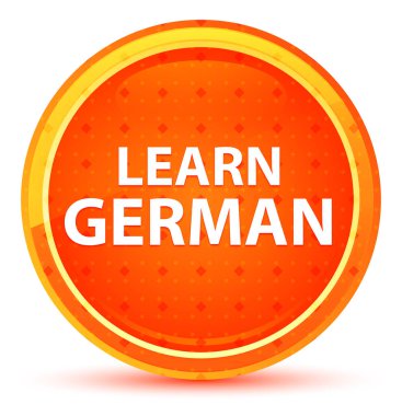 Alman doğal turuncu yuvarlak düğme öğrenin