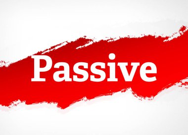 Pasif kırmızı fırça soyut arka plan Illüstrasyon