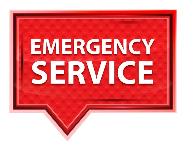 Servicio de Emergencia misty rosa botón de bandera rosa —  Fotos de Stock