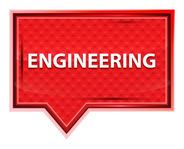 Engineering neblig rosa Banner Knopf — Stockfoto