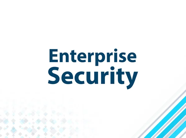 Enterprise Security Modern Flat Design Blue Abstract Background — Stock Photo, Image