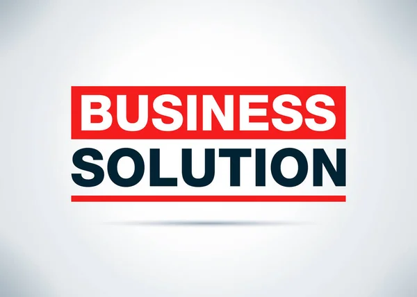 Business Solution Astratto Sfondo piatto Design Illustrazione — Foto Stock