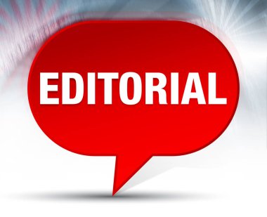 Editoryal kırmızı kabarcık arka plan