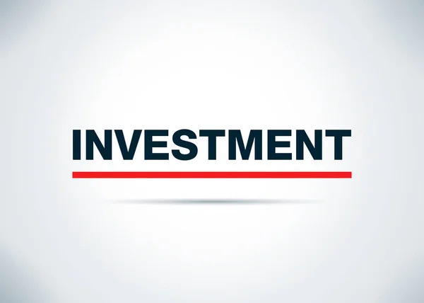 Investimento abstrato plano fundo Design Ilustração — Fotografia de Stock