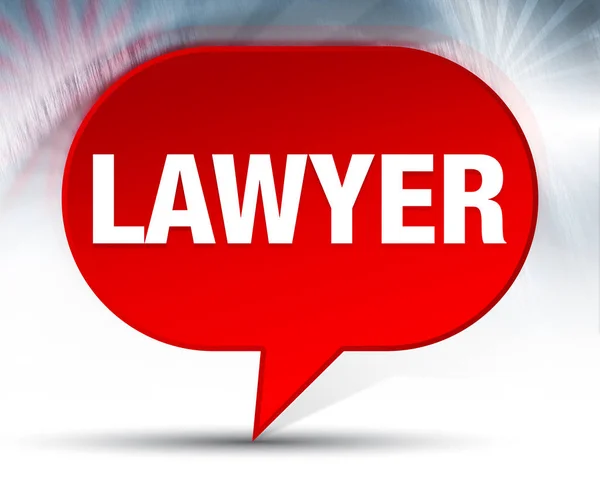Lawyer Red Bubble Background — Stock Photo, Image