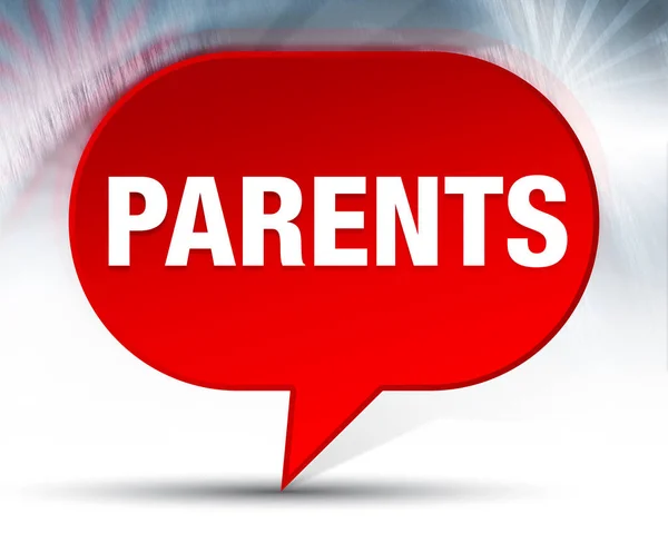 Parents Red Bubble Background — Stock Photo, Image
