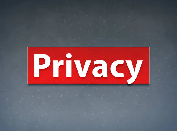 Privacy rode banner abstracte achtergrond — Stockfoto