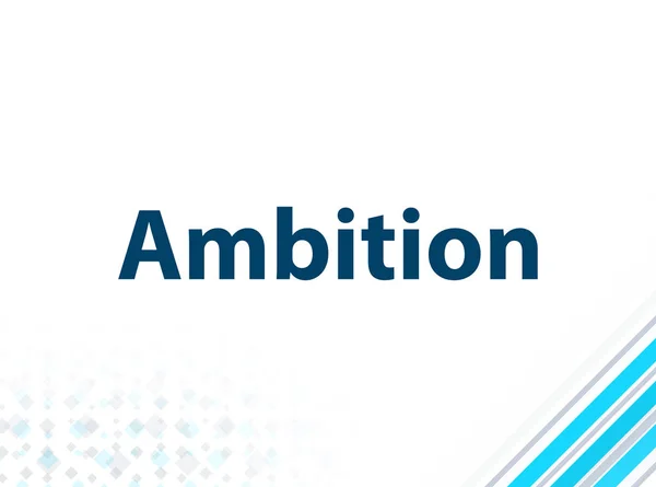 Ambition modernes flaches Design blauer abstrakter Hintergrund — Stockfoto
