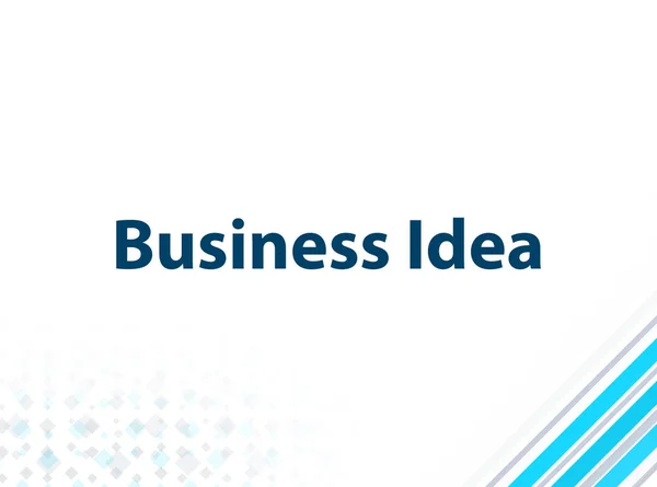 Business Idea Design moderno piatto sfondo astratto blu — Foto Stock
