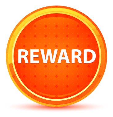 Ödül doğal turuncu yuvarlak düğme