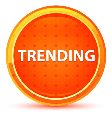 Trend doğal turuncu yuvarlak düğme