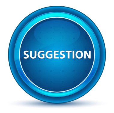 Öneri Eyeball mavi yuvarlak düğme