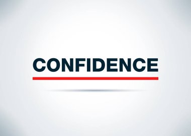 Güven soyut düz arka plan tasarım Illüstrasyon