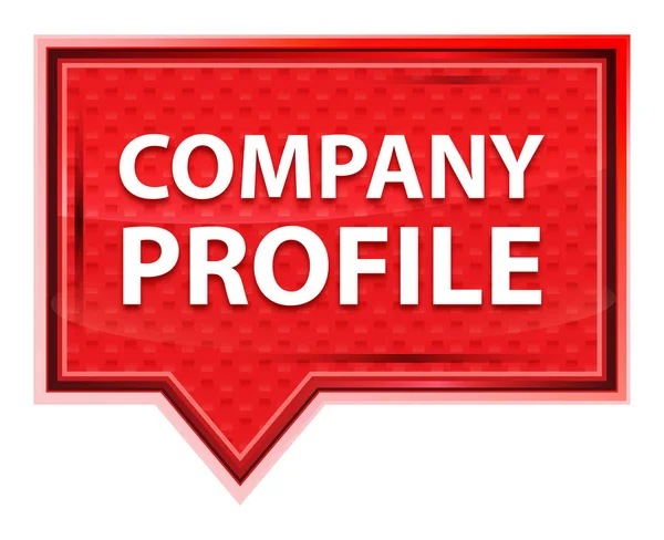 Company Profile misty rose pink banner button — Stock Photo, Image