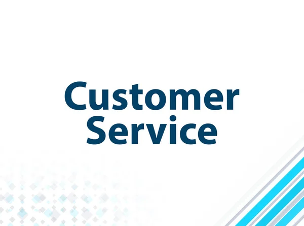 Kundenservice modernes flaches Design blau abstrakter Hintergrund — Stockfoto