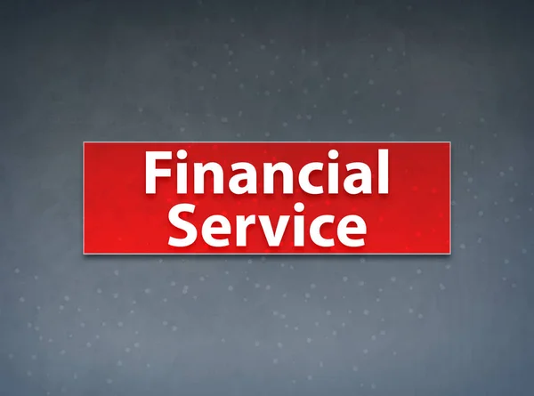 Financial Service Red Banner Abstract Background — Stock Photo, Image