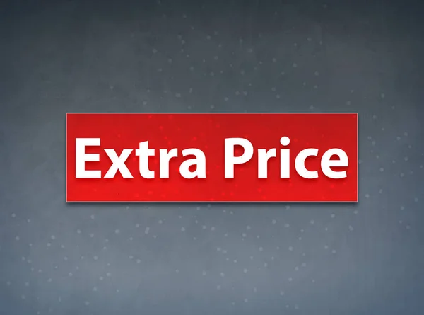 Extrapreis rotes Banner abstrakter Hintergrund — Stockfoto