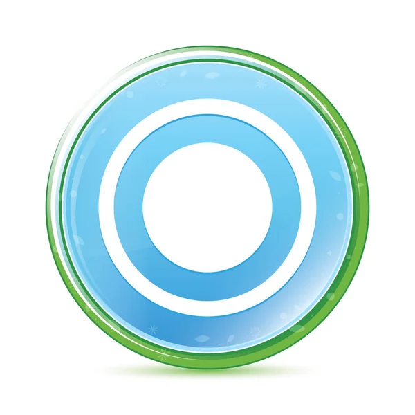 Reord icon natural aqua cyan blue round button — стоковое фото