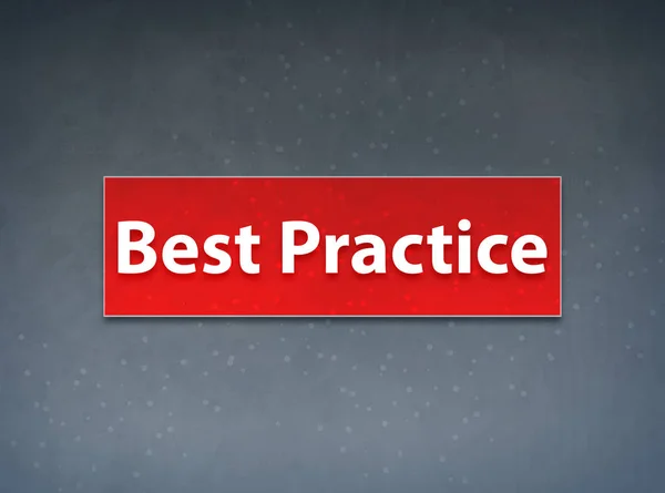 Best Practice Red Banner Abstract Background