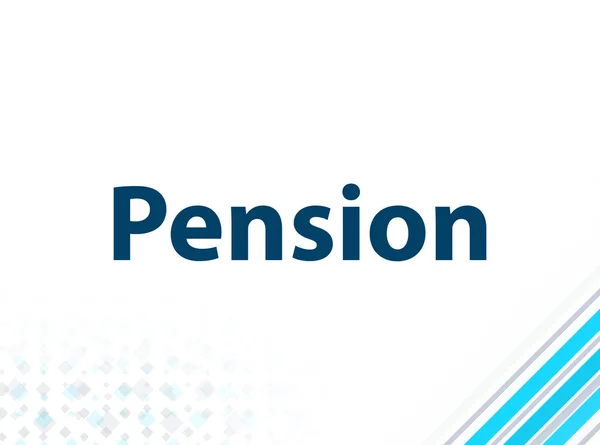 Pension Modern Flat Design Blue Abstract Background — Stock Photo, Image