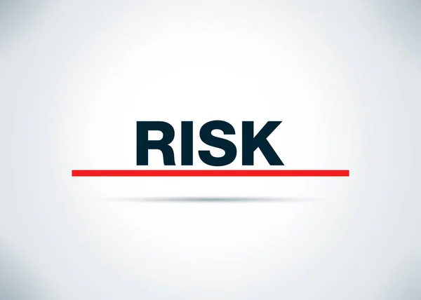 Risk Abstract Flat Background Design Illustration — Stock Photo, Image