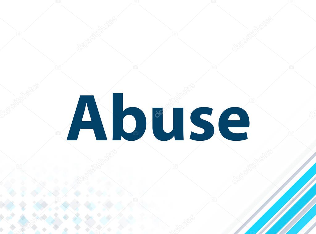 Abuse Modern Flat Design Blue Abstract Background