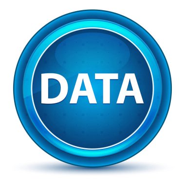 Data Eyeball Mavi Yuvarlak Düğme