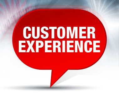 Müşteri Deneyimi Red Bubble Arka Plan