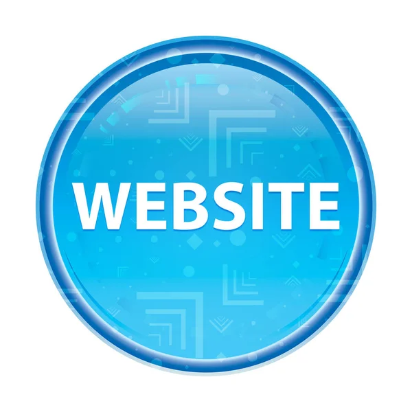 Sitio web floral botón redondo azul — Foto de Stock