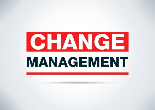 Change Management Abstract Flat Background Design Illustration