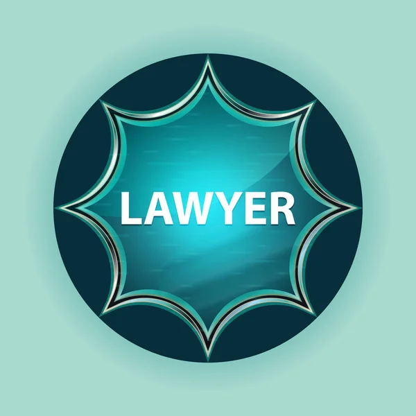 Lawyer magical glassy sunburst blue button sky blue background — Stock Photo, Image