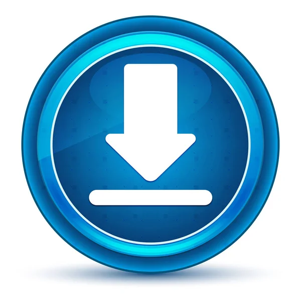 Download Icon Eyeball blauwe ronde knop — Stockfoto